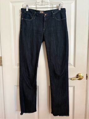 Gold Sign Dark Wash Women's Straight-Leg Jeans